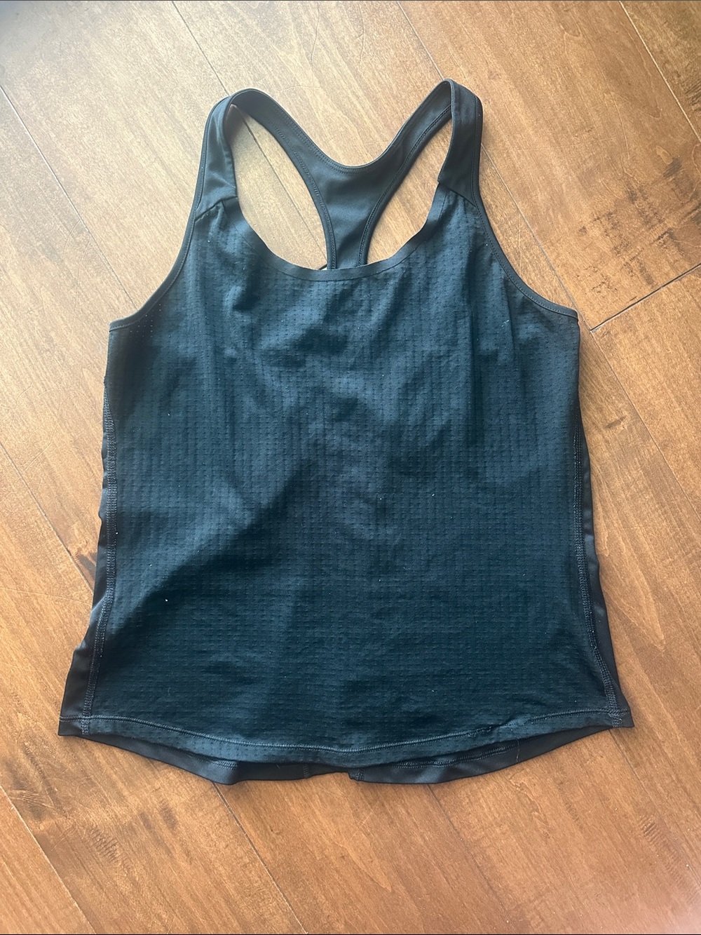 Black Racerback Women's Tank Top - Lightweight Athletic Style